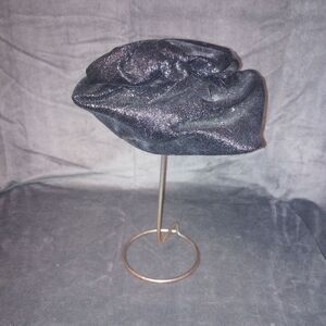 Vintage 40s/50s Parke Layne Originals of Dallas Black Sparkle Pull Box Hat EUC